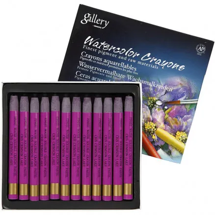 Gallery Watercolour, dark pink (314), L: 9.3 cm, 12 pcs / 1 pack.