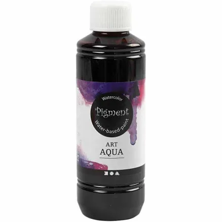 Liquid Watercolour Paint, brown, 250 ml/ 1 bottle.