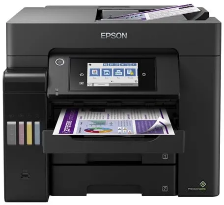 Epson EcoTank ET-5850 All in One Inkjet Printer Multifunction with Fax - Colour - Ink