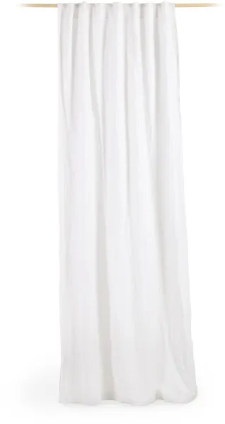 LAFORMA Marja curtain - white cotton and linen (140x270)