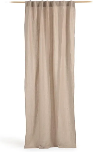 Marja, Curtain, brown, 140x270 cm, fabric