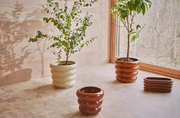 OYOY LIVING Awa Jar - Extra Long - Caramel