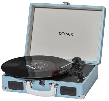 DENVER VPL-120 - turntable - Record Player Blue