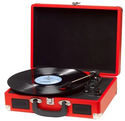 DENVER VPL-120 - turntable - Record Player Red