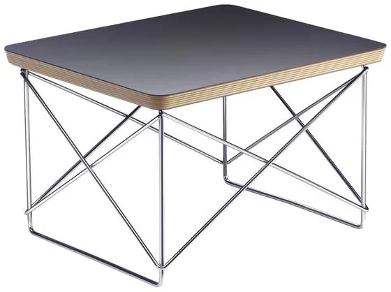 Vitra Occasional LTR Bedside Table Black/Chrome