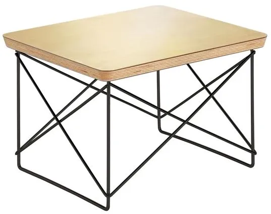 Vitra Occasional LTR Bedside Table Gold Leaf/Black