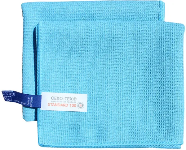 Performance kitchen towel, blue, microfibre kitchen towel, 40x70 cm
