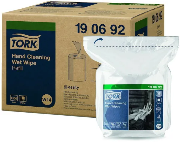 Tork Premium Wet Wipes refill hands pk/58 sheets
